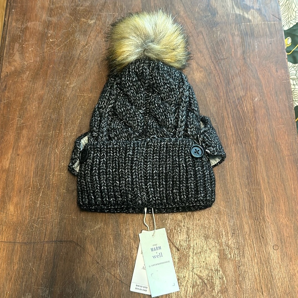 Beanie with face covering